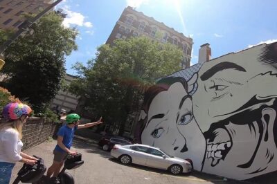 Richmond's Street Art Segway Tour - Starting point on E Cary St: getting on track fast