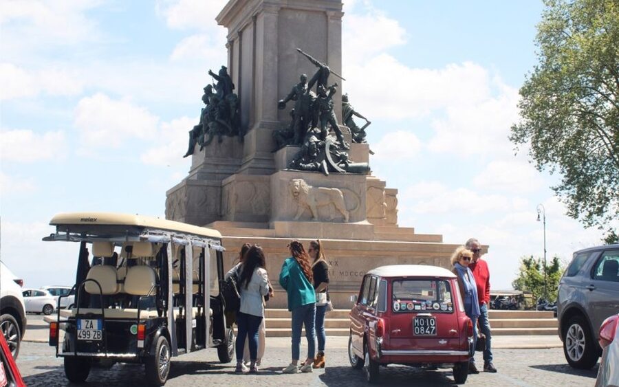 Rome: 3-Hour Panoramic Luxury Golf Cart Tour - Pincio Terrace: the panoramic break from traffic