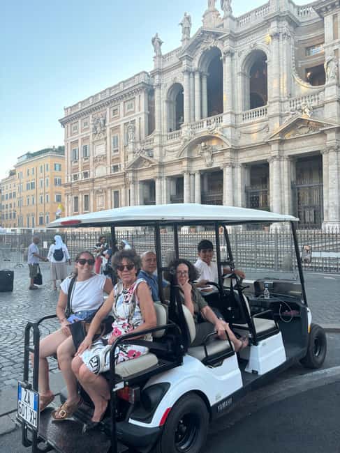 Rome: 3-Hour Private Golf Cart Tour with Culinary Tasting Included - Why a private golf cart works so well in Rome