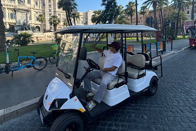 Rome : 3h Private Golf Cart Tour with Culinary Tasting - Bocca della Verità and the Squares That Feel Like Rome