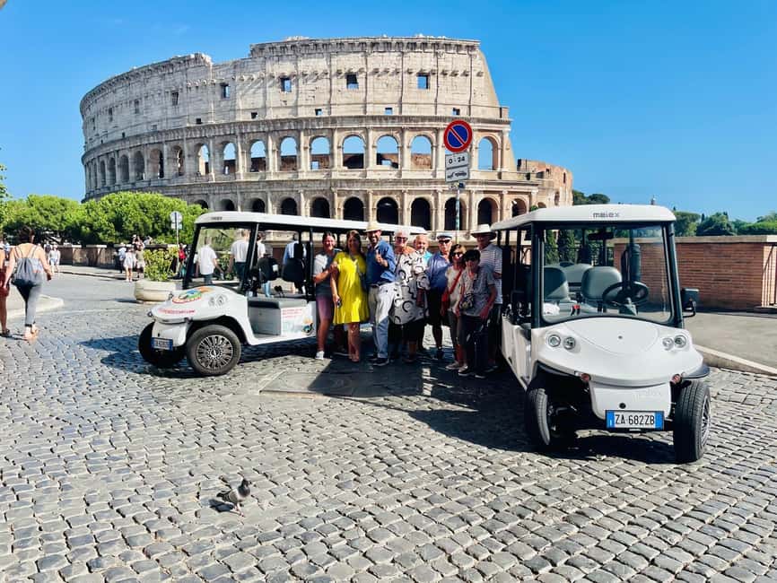Rome: 4 hours Electric Golf Cart Tour with Custom Itinerary - Trastevere: narrow streets, everyday Rome, and a calmer start