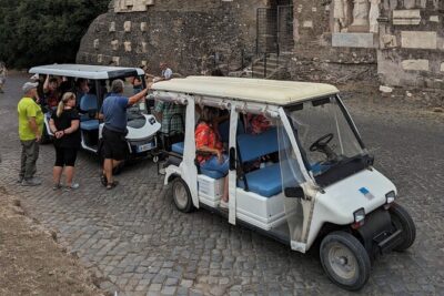 Rome: Appian Way & Catacombs Golf Cart Tour - Shared|Small groups - Stop One: Domine Quo Vadis Church and the Footprints Story