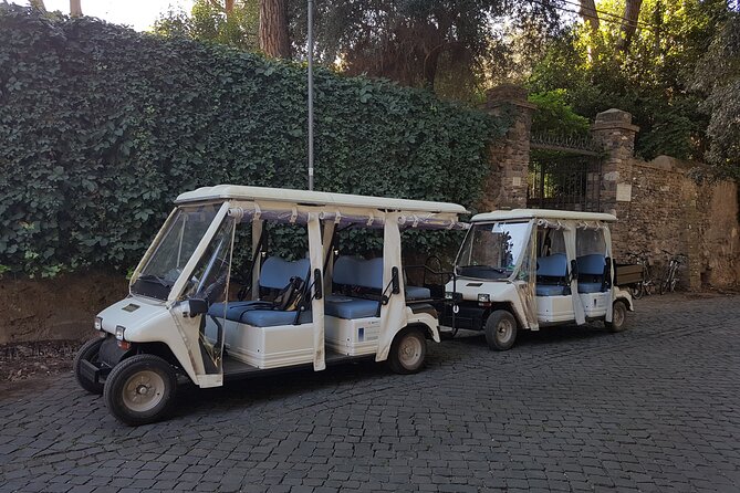 Rome: Appian Way & Catacombs Golf Cart Tour - Shared|Small groups - Final Stretch: Via Appia Antica and the Appia Antica Archaeological Park Drive-Back