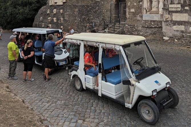 Rome: Appian Way & Catacombs Golf Cart Tour - Shared|Small groups - Stop One: Domine Quo Vadis Church and the Footprints Story