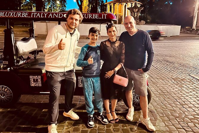 Rome by Night: Golf Cart Tour - Piazza del Popolo: where major streets meet the twin churches