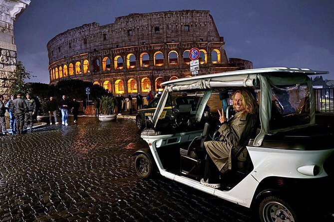 Rome by Night Private Golf Cart Tour-3 Hours - Spanish Steps, Bocca della Verità, and Piazza Navona: quick culture stops with big payoff