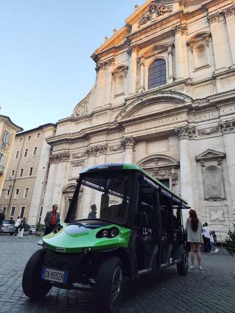 Rome: City Highlights Golf Cart Tour with Aperitivo - Why a Golf Cart for Rome Works So Well