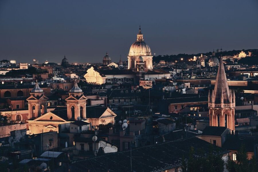 Rome: Evening Golf Cart Tour with Aperitivo - Beer stop and wine-and-snacks café finish