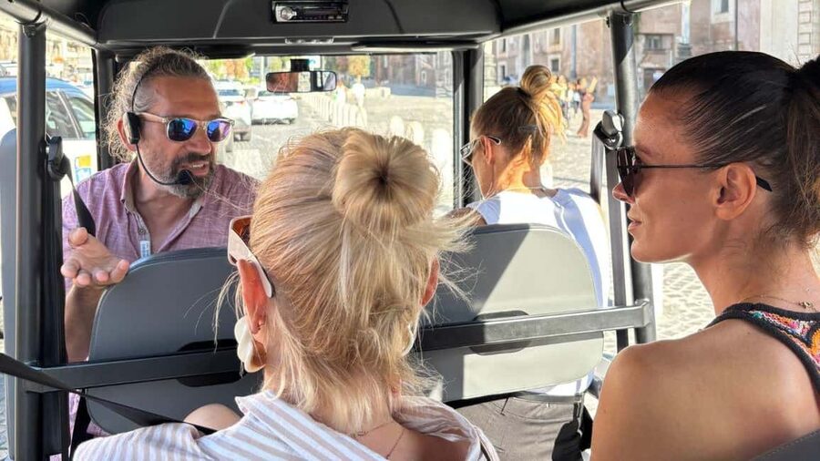 Rome: Express Golf Cart Tour - Circus Maximus and Theatre of Marcellus: chariots and a mini-Colosseum