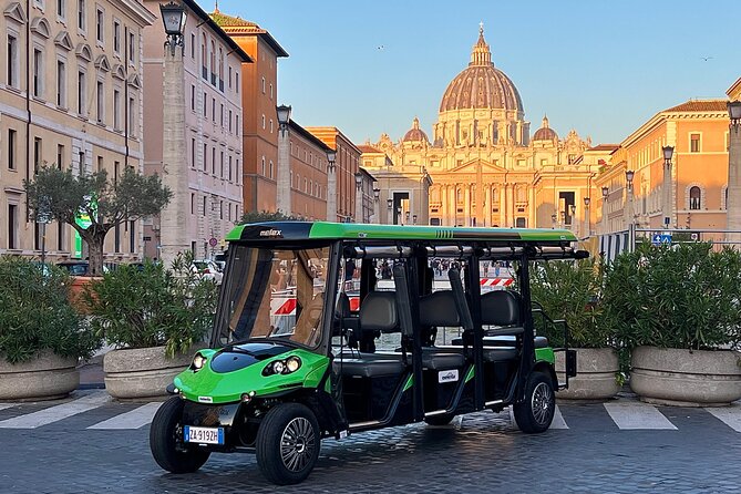 Rome Golf Cart Tour at Sunset - with Spritz! - How the sunset golf cart pace keeps Rome fun
