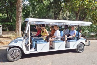Rome Golf Cart Tour from Villa Borghese Gardens - Meeting at Pic Nic and getting comfortable with the route