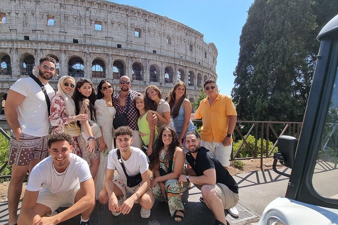 Rome Golf Cart Tour from Villa Borghese Gardens - Circo Massimo to Giardino degli Aranci: Rome from above and Rome at stadium scale