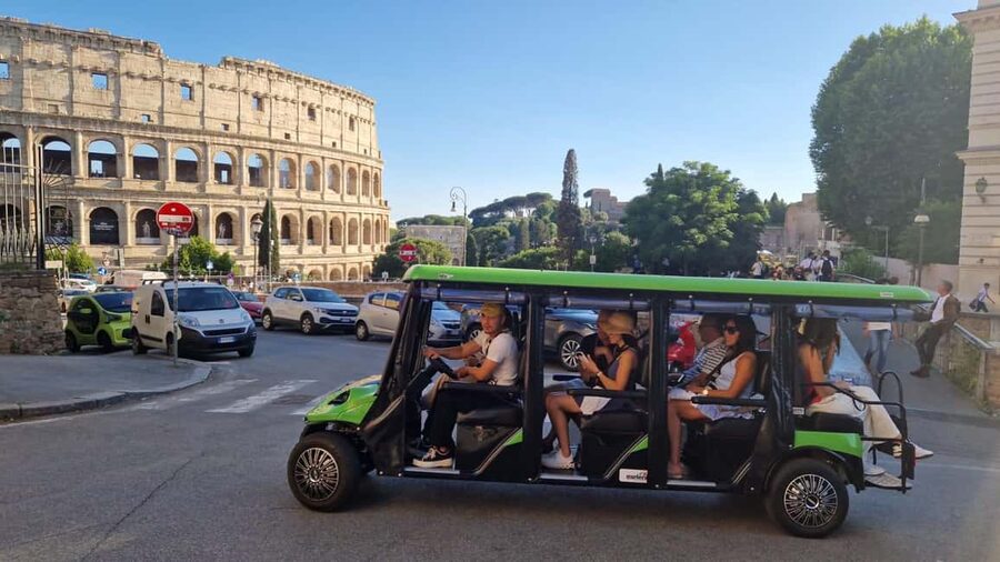 Rome: Golf Cart Tour with Artisanal Gelato Tasting - Circus Maximus views and a different kind of Rome