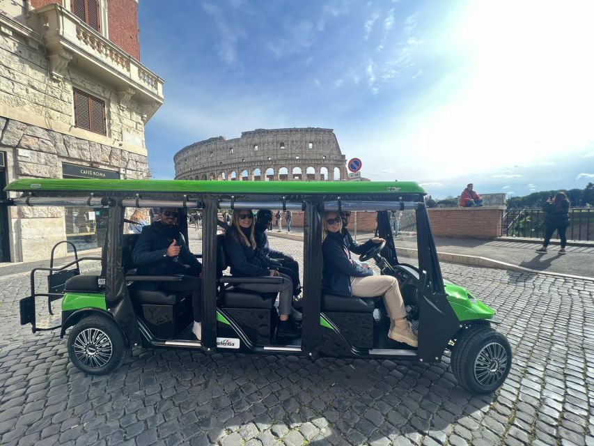 Rome: Golf Cart Tour with Artisanal Gelato Tasting - Bocca della Verità: odd, famous, and worth a pause