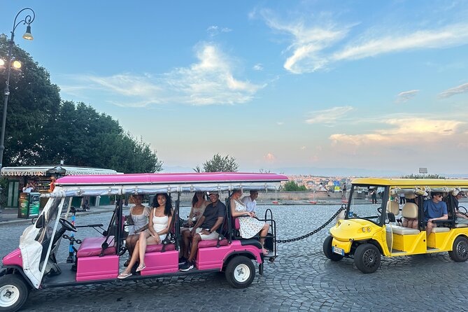 Rome Golf Cart Tour with Professional Photographer - Colosseum photo stop: iconic views, admission not included