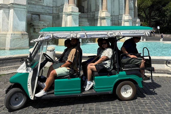 Rome Golf Cart Tour with Professional Photographer - Fontana dell’Acqua Paola: a quick local fountain moment