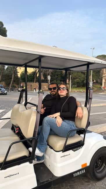 Rome: Golf Cart Tour with Professional Photoshoot - Circus Maximus and the Mouth of Truth: pass-by sights with good context