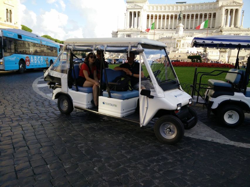 Rome: Highlights and Hidden Sights Golf Cart Tour - Comfort and Accessibility: What’s Included on the Ride