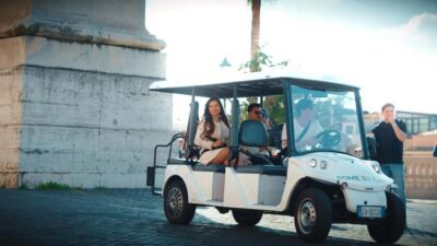 Rome in Comfort: 3-Hour Private Golf Cart Tour with Food Tasting - Pantheon and Trevi Fountain: two icons, handled with care