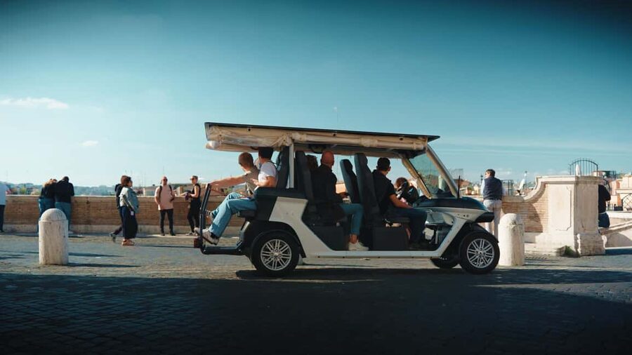 Rome in Comfort: 3-Hour Private Golf Cart Tour with Food Tasting - St. Peter’s Basilica and Castel Sant’Angelo: Vatican views without the marathon