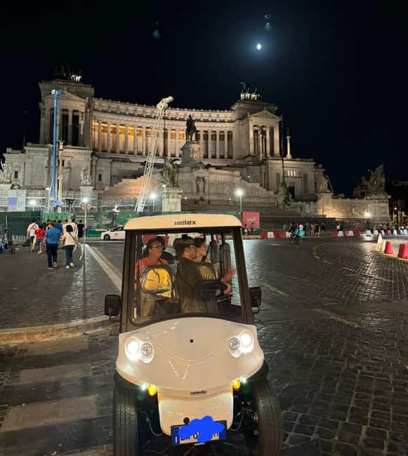 Rome: Nocturnal Golf Cart Tour - Key highlights to look for