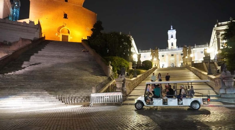 Rome: Nocturnal Golf Cart Tour - Via Veneto and the Baroque highlights around Piazza Barberini
