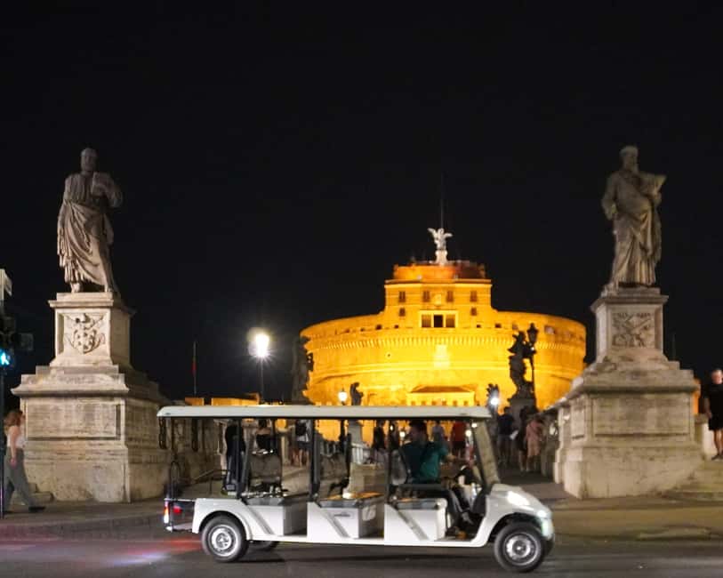 Rome: Nocturnal Golf Cart Tour - Capitoline Hill and Piazza Venezia: a quick walk with big visuals
