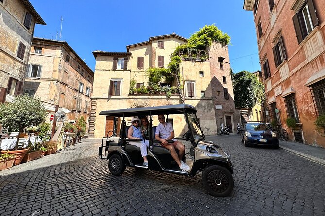 Rome Private Golf Cart tour of Catacomb and Ancient Appian Way - Circus Maximus Views and the Aventine Start: Rome Wakes Up Fast