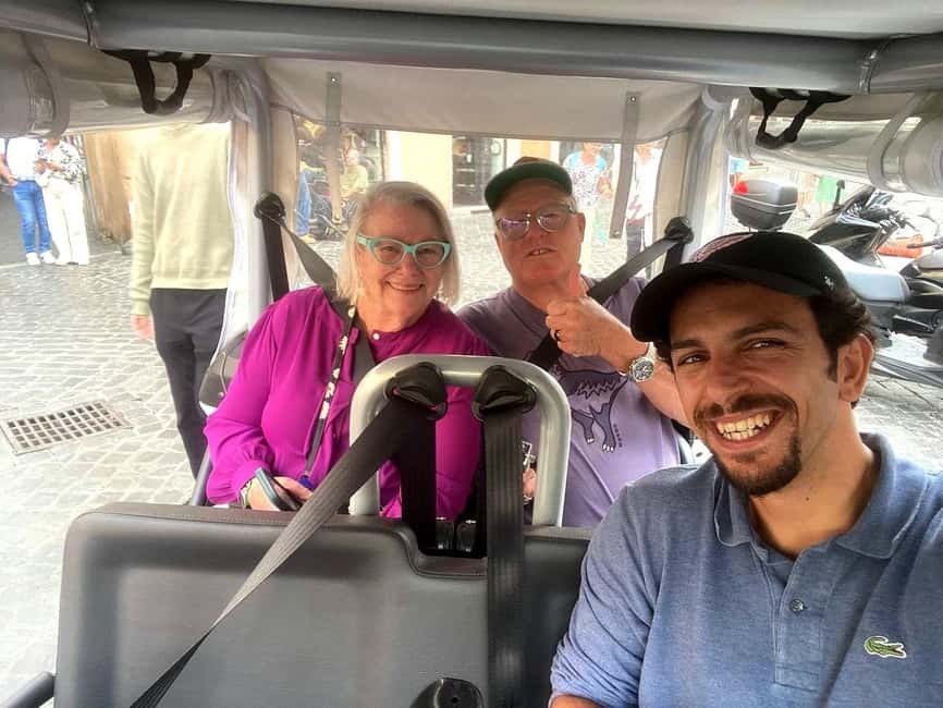 Rome: Private Golf Cart tour with a Local Guide - How the 100% electric cart keeps Rome comfortable