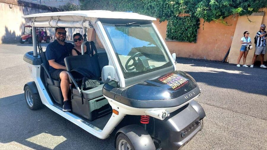 Rome: Private Golf Cart tour with a Local Guide - Trevi Fountain: free time for photos, not a race
