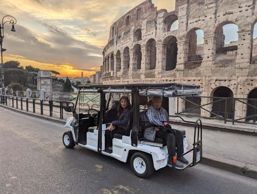 Rome: Private Golf Cart Tour with Hotel Pickup - Why a golf cart changes Rome’s pace