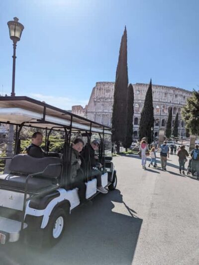 Rome: Private Golf Cart Tour with Hotel Pickup - Meeting at Arco della Ciambella and getting picked up