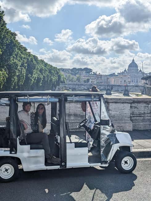 Rome: Private Golf Cart Tour with Hotel Pickup - Campo de’ Fiori guided walk: a lived-in Rome moment