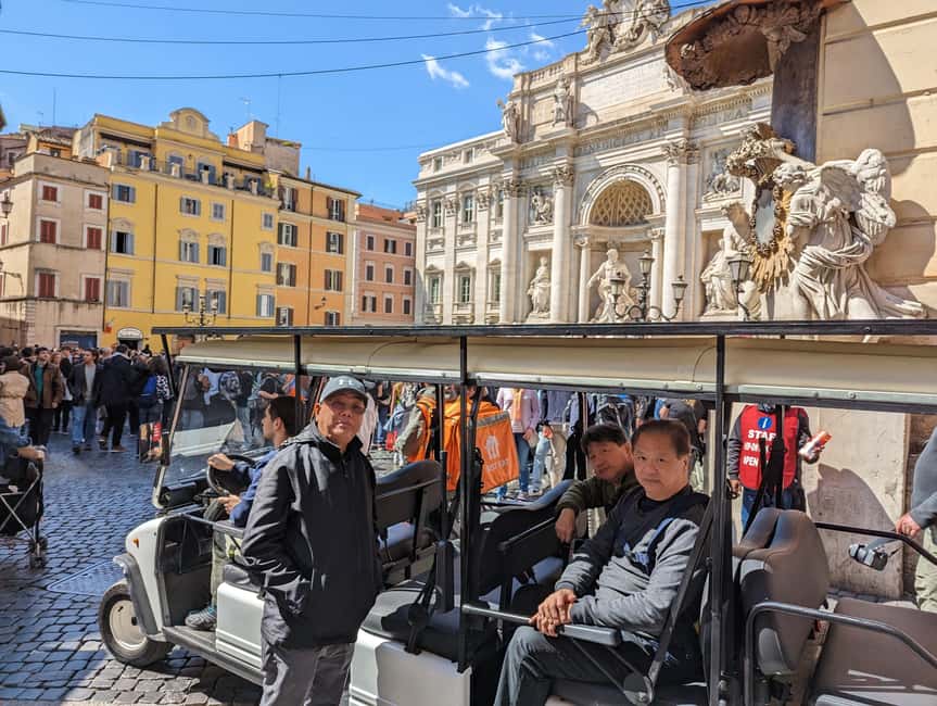 Rome: Private Golf Cart Tour with Hotel Pickup - St. Peter’s Basilica guided time: focus on how to see it