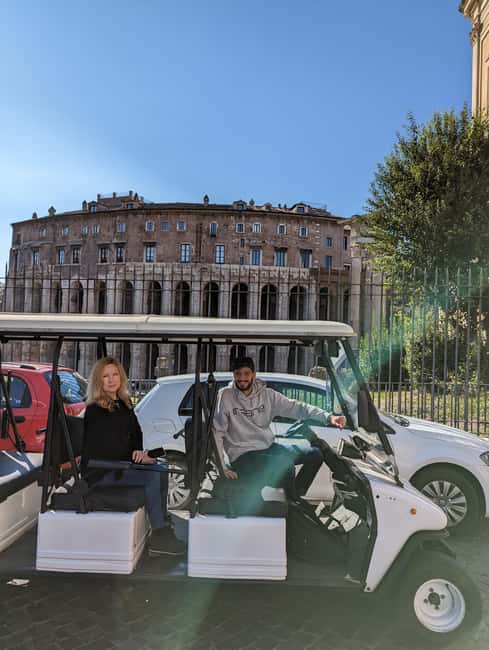 Rome: Private Golf Cart Tour with Hotel Pickup - Trevi Fountain: guided time plus your coin moment