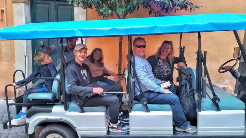 Rome: Private Guided Golf Cart Tour with Gelato or Wine - Why a private golf cart tour fits Rome so well