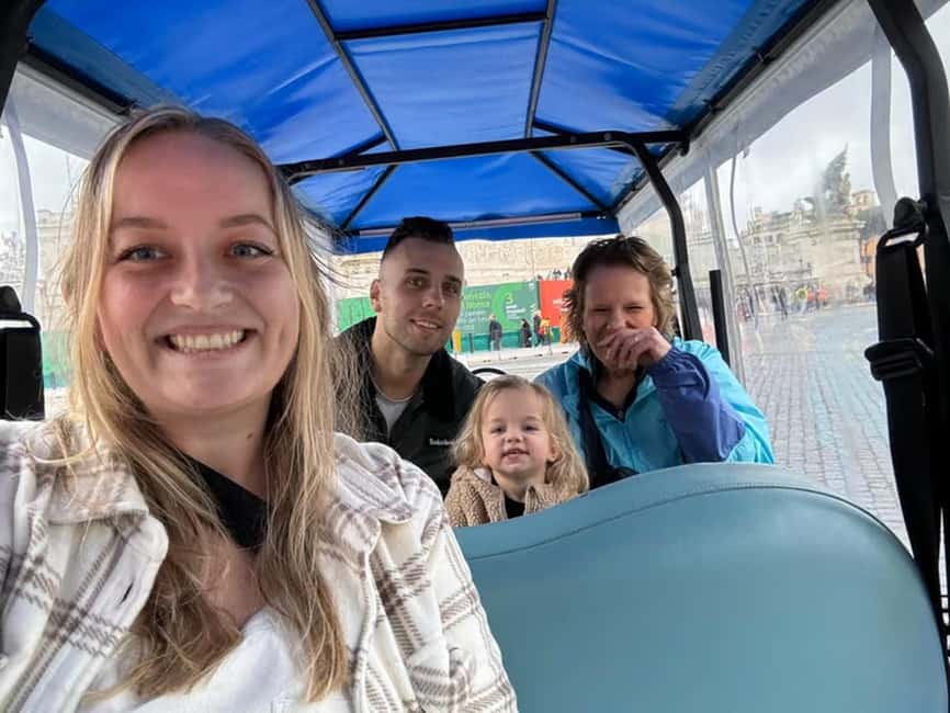 Rome: Private Guided Golf Cart Tour with Gelato or Wine - Suburra, Orange Garden, and the quieter Rome moments
