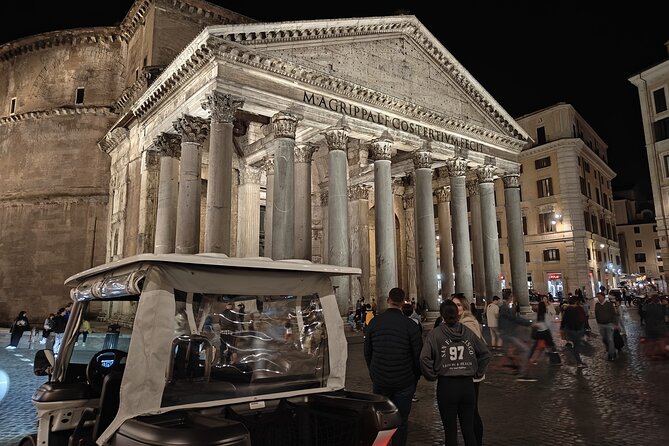Rome: Private Night Golf Cart Tour Under the Stars - Key highlights worth circling