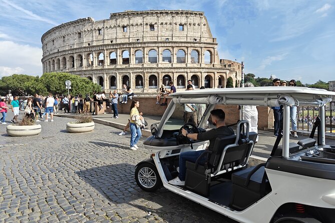 Rome: Private Night Golf Cart Tour Under the Stars - Circo Massimo: chariot-race space in the dark