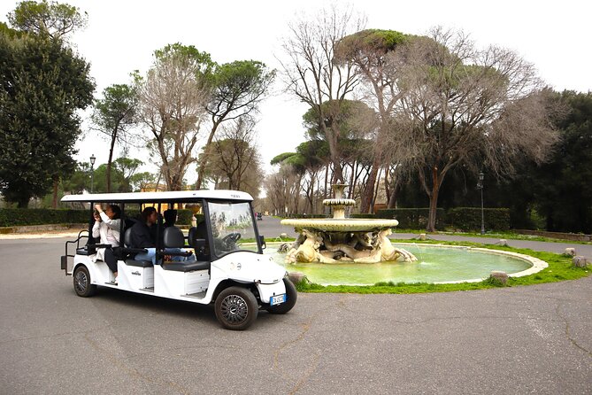 Rome Unforgettable Highlights by Golf Cart Tour - Villa Borghese: gardens, art vibes, and a calm start