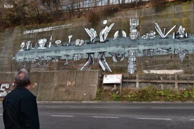 SARAJEVO STREET ART TOUR (art, history & mystery) - sARTajevo! - Stop 1: Bentbaša and the Mural In the preservation of monuments of the past
