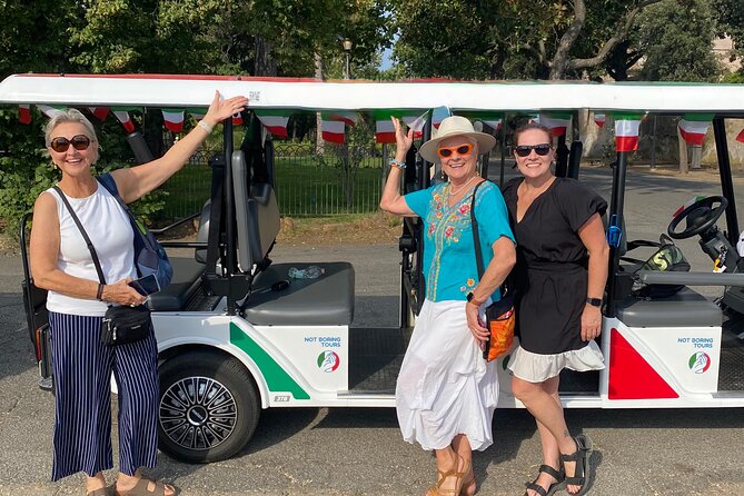 See Rome in a Day: Private Golf Cart Tour - Piazza Venezia and the Ancient City viewpoint from above