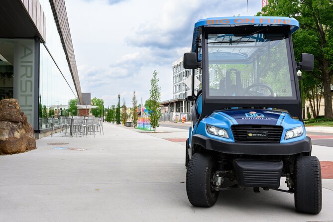 Shared Golf Cart Tour of Bentonville, Arkansas - Walton and Walmart stories that make the city make sense