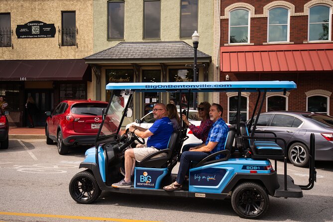 Shared Golf Cart Tour of Bentonville, Arkansas - Instagram-worthy photo stops, done without chaos