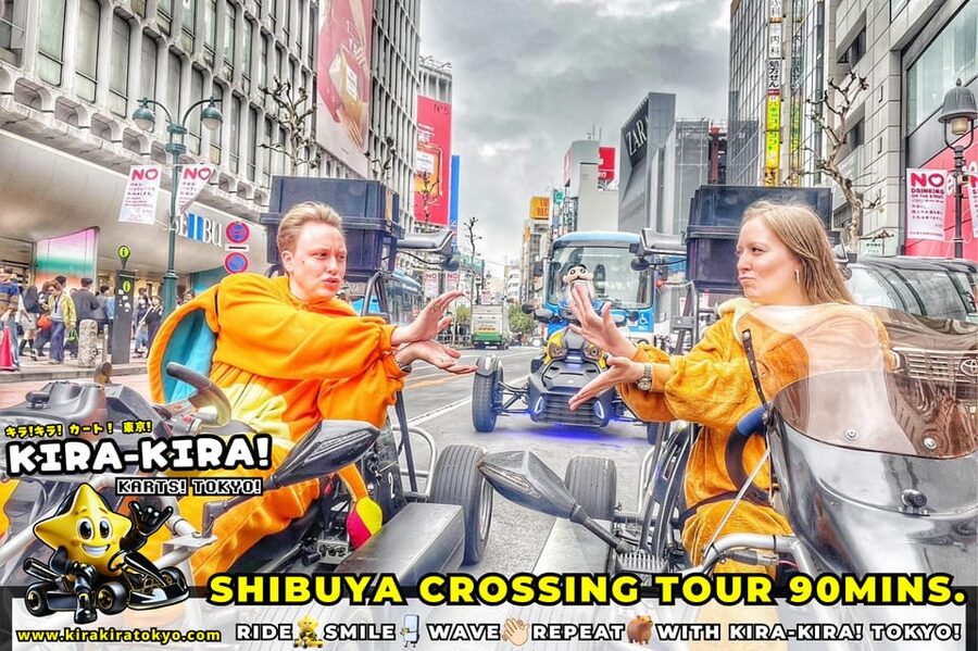 Shibuya Crossing x Tokyo Tower and more! Go-Kart Tour - Night Vibes, Costumes, and Photos You Don’t Have to Chase