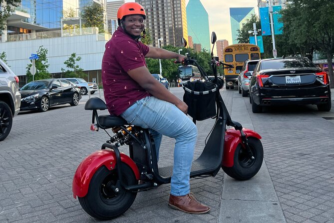 Smart Tour: Downtown Dallas Fat-Tire Scooter Tour - American Airlines Center and Dallas City Hall sights