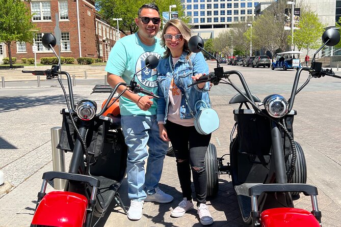 Smart Tour: Downtown Dallas Fat-Tire Scooter Tour - Reunion Tower’s GeO-Deck: the 360-degree payoff
