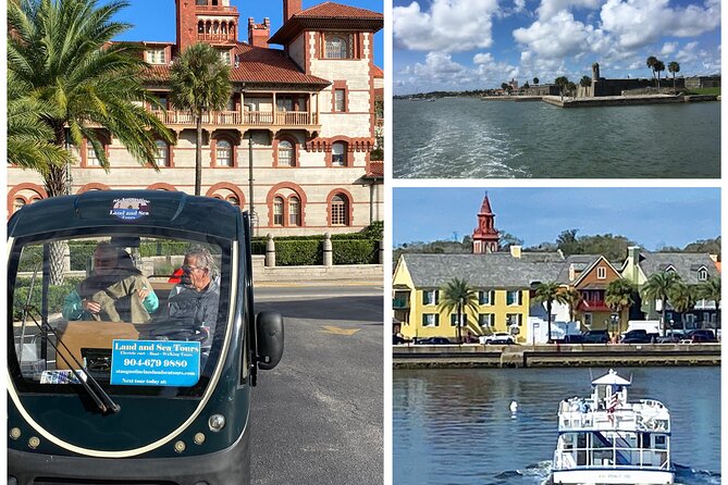 St Augustine Boat and Golf Cart Tour - Meeting at Charlotte Street and Why 10:30 Matters