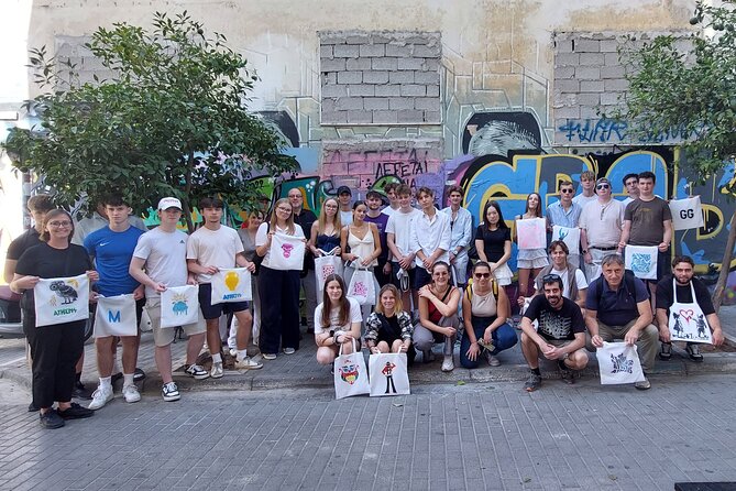 Street Art Tour & Graffiti Painting Workshop in Athens - Gazi: the studio moment where the tour becomes your art
