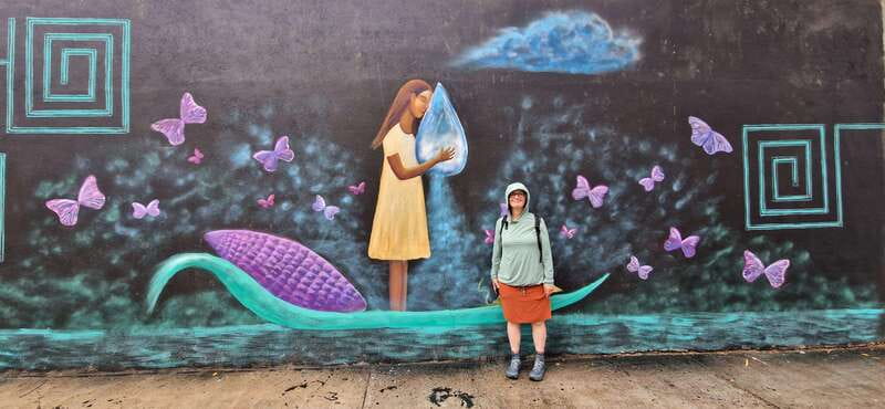 Street Art with an artist - Where this tour really shines in Oaxaca